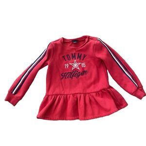 Girls Size 6 Tommy Hilfiger Long Sleeve Peplum Shirt